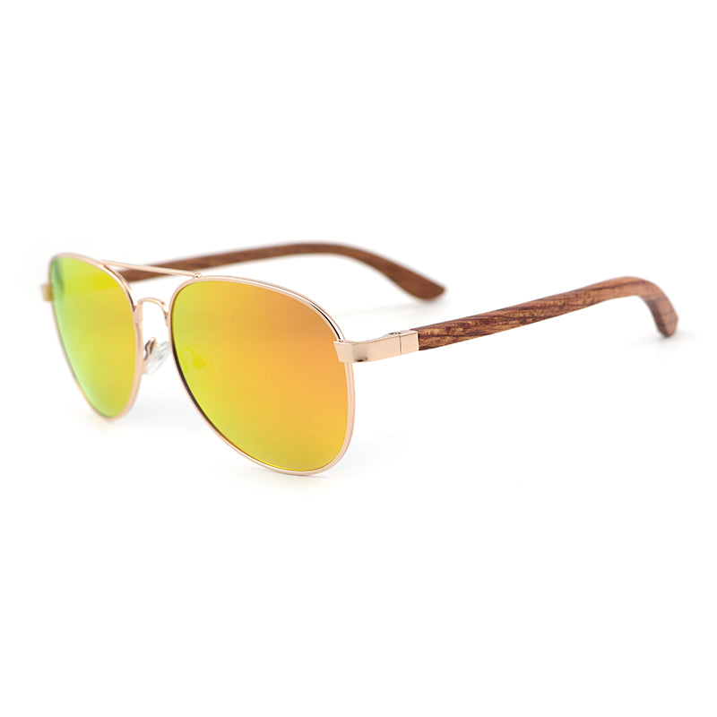 Wood Aviator Sunglasses 1.0