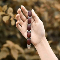 Thumbnail for Red & Silver Bracelet