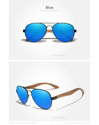 Thumbnail for Wood Aviator Sunglasses 1.0